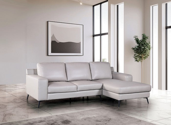 FM69004LG-SECT-R Canapé d'angle Stordal - Gris clair