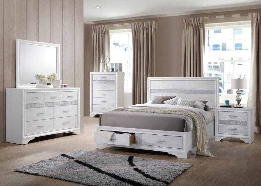 Ensemble de chambre à coucher Miranda 4 pièces avec lit queen size